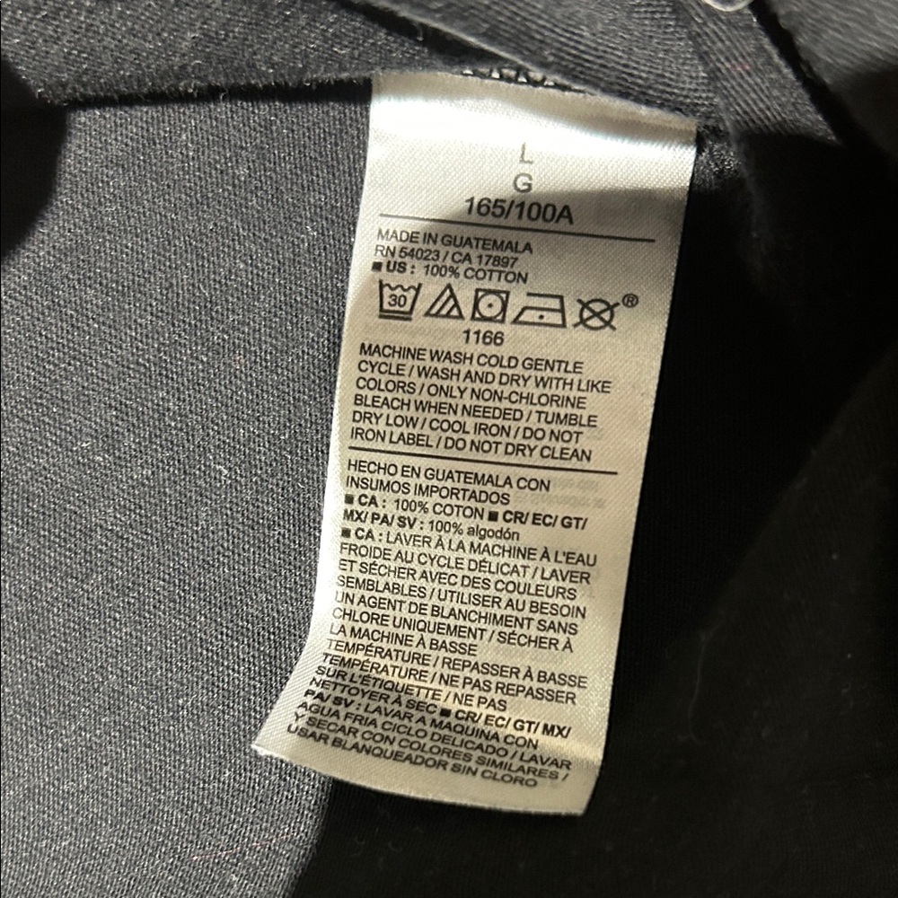 Old Navy Classic Black Short Sleeve Tee - Picture 2 of 2